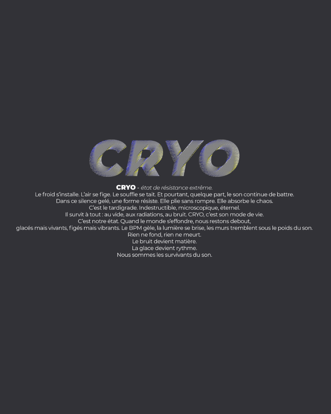 T-shirt édition CRYO